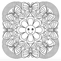 Coloring page: Abstract Mandalas (Mandalas) #193065 - Free Printable Coloring Pages
