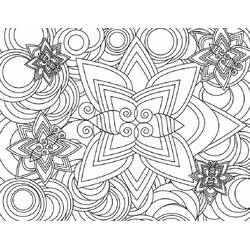 Coloring page: Abstract Mandalas (Mandalas) #193070 - Free Printable Coloring Pages
