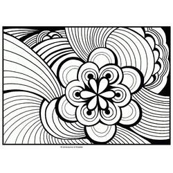 Coloring page: Abstract Mandalas (Mandalas) #193074 - Free Printable Coloring Pages