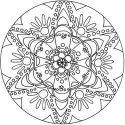 Coloring page: Abstract Mandalas (Mandalas) #193078 - Free Printable Coloring Pages