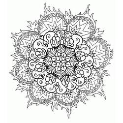 Coloring page: Abstract Mandalas (Mandalas) #193080 - Free Printable Coloring Pages