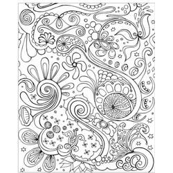 Coloring page: Abstract Mandalas (Mandalas) #193081 - Free Printable Coloring Pages