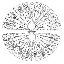 Animals Mandalas (Mandalas) coloring page #174736 to print and color