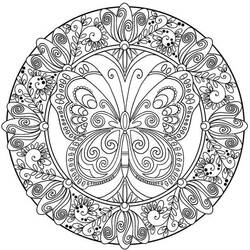 Animals Mandalas (Mandalas) coloring page #174737 to print and color