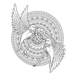 Animals Mandalas (Mandalas) coloring page #174744 to print and color