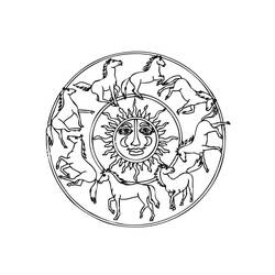 Animals Mandalas (Mandalas) coloring page #174754 to print and color