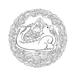 Animals Mandalas (Mandalas) coloring page #174757 to print and color
