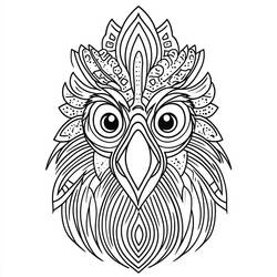Animals Mandalas (Mandalas) coloring page #218436 to print and color