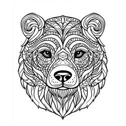 Animals Mandalas (Mandalas) coloring page #218439 to print and color