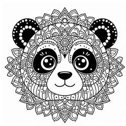 Animals Mandalas (Mandalas) coloring page #218443 to print and color