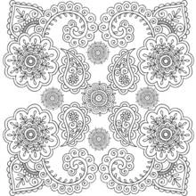 Coloring page: Anti-Stress (Mandalas) #126764 - Free Printable Coloring Pages