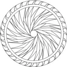 Coloring page: Anti-Stress (Mandalas) #126854 - Free Printable Coloring Pages