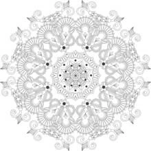 Coloring page: Anti-Stress (Mandalas) #126916 - Free Printable Coloring Pages