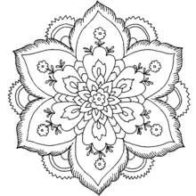 Coloring page: Anti-Stress (Mandalas) #126940 - Free Printable Coloring Pages
