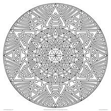 Coloring page: Anti-Stress (Mandalas) #126993 - Free Printable Coloring Pages