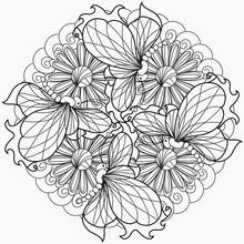 Coloring page: Anti-Stress (Mandalas) #127022 - Free Printable Coloring Pages