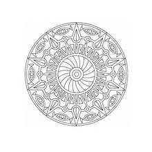 Coloring page: Anti-Stress (Mandalas) #127096 - Free Printable Coloring Pages