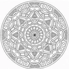 Coloring page: Anti-Stress (Mandalas) #127158 - Free Printable Coloring Pages