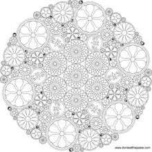 Coloring page: Anti-Stress (Mandalas) #127183 - Free Printable Coloring Pages