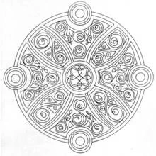 Coloring page: Anti-Stress (Mandalas) #127218 - Free Printable Coloring Pages