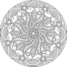 Coloring page: Anti-Stress (Mandalas) #22888 - Free Printable Coloring Pages