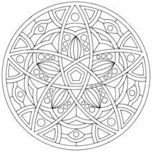 Coloring page: Anti-Stress (Mandalas) #22911 - Free Printable Coloring Pages