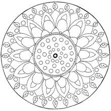 Coloring page: Anti-Stress (Mandalas) #22962 - Free Printable Coloring Pages