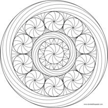 Coloring page: Anti-Stress (Mandalas) #22984 - Free Printable Coloring Pages