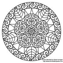 Coloring page: Anti-Stress (Mandalas) #22993 - Free Printable Coloring Pages