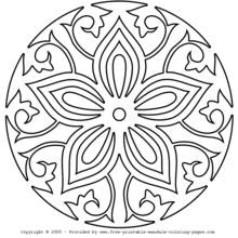 Coloring page: Anti-Stress (Mandalas) #22998 - Free Printable Coloring Pages