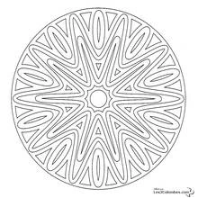Coloring page: Anti-Stress (Mandalas) #23045 - Free Printable Coloring Pages