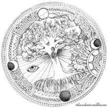 Coloring page: Anti-Stress (Mandalas) #23055 - Free Printable Coloring Pages