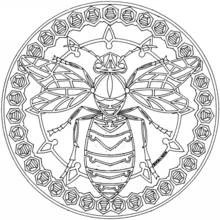 Coloring page: Anti-Stress (Mandalas) #23059 - Free Printable Coloring Pages