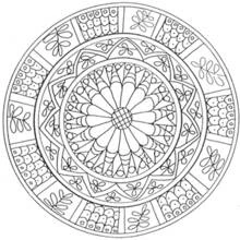Coloring page: Anti-Stress (Mandalas) #23061 - Free Printable Coloring Pages