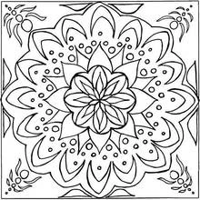 Coloring page: Anti-Stress (Mandalas) #23067 - Free Printable Coloring Pages