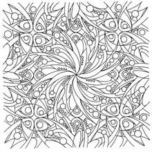 Art Therapy (Mandalas) coloring page #23248 to print and color