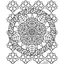 Art Therapy (Mandalas) coloring page #23252 to print and color