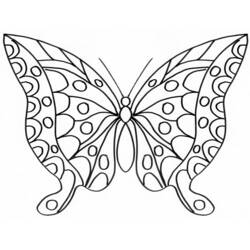 Coloring page: Butterfly Mandalas (Mandalas) #117385 - Printable coloring pages