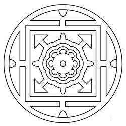 Coloring page: Celtic Mandalas (Mandalas) #173963 - Free Printable Coloring Pages