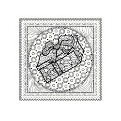 Coloring page: Christmas Mandalas (Mandalas) #175387 - Free Printable Coloring Pages