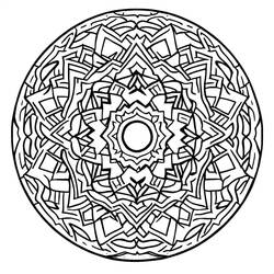 Difficult Mandalas (Mandalas) coloring page #209917 to print and color
