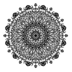 Difficult Mandalas (Mandalas) coloring page #209935 to print and color