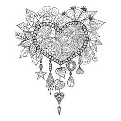 Coloring page: Dreamcatcher Mandalas (Mandalas) #190185 - Free Printable Coloring Pages