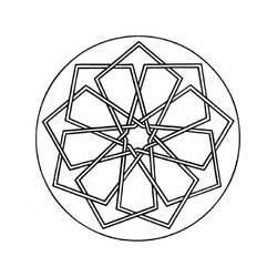 Easy Mandalas (Mandalas) coloring page #175431 to print and color