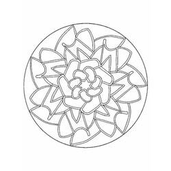 Easy Mandalas (Mandalas) coloring page #209872 to print and color