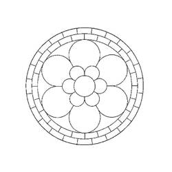 Easy Mandalas (Mandalas) coloring page #209887 to print and color