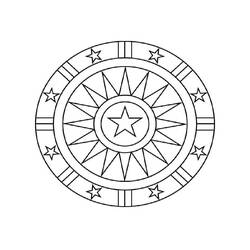 Easy Mandalas (Mandalas) coloring page #209889 to print and color
