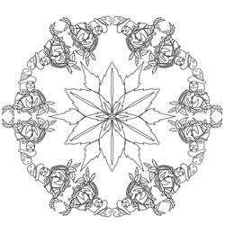 Coloring page: Halloween Mandalas (Mandalas) #202520 - Free Printable Coloring Pages