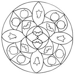 Coloring page: Halloween Mandalas (Mandalas) #202534 - Free Printable Coloring Pages