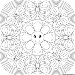 Coloring page: Mandalas (Mandalas) #22959 - Free Printable Coloring Pages